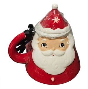 NEW Johanna Parker Santa Mug with Topper